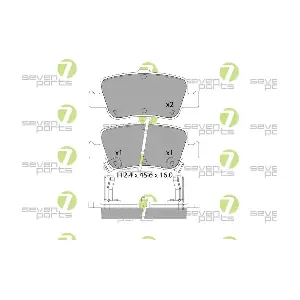 7 SEVEN PARTS SVP23740