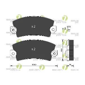 7 SEVEN PARTS SVP10770