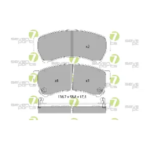 7 SEVEN PARTS SVP24240