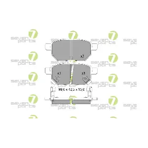 7 SEVEN PARTS SVP27111