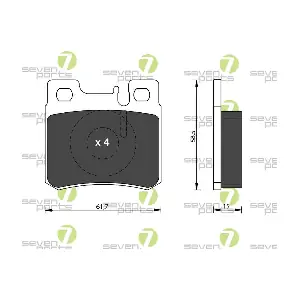 7 SEVEN PARTS SVP14400
