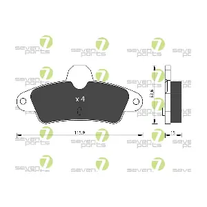 7 SEVEN PARTS SVP17580