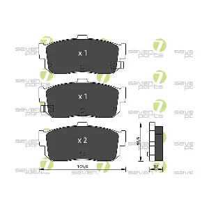 7 SEVEN PARTS SVP16380