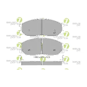7 SEVEN PARTS SVP25270