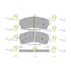 7 SEVEN PARTS SVP24530