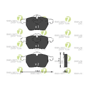 7 SEVEN PARTS SVP22411