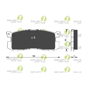 7 SEVEN PARTS SVP14680