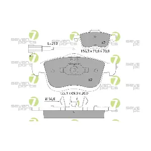 7 SEVEN PARTS SVP25680