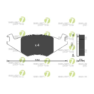 7 SEVEN PARTS SVP13200