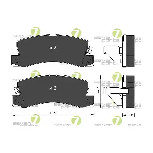 7 SEVEN PARTS SVP13691