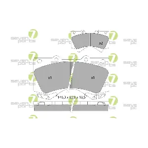 7 SEVEN PARTS SVP25660