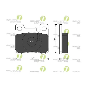 7 SEVEN PARTS SVP15720