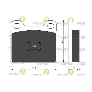7 SEVEN PARTS SVP10631