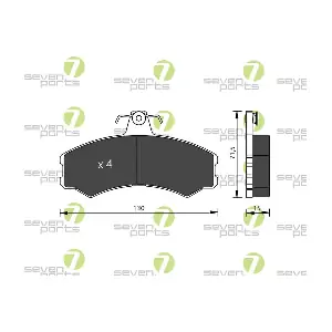 SVP12251 7 SEVEN PARTS