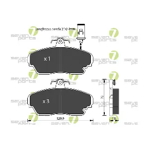 7 SEVEN PARTS SVP13680