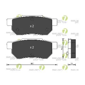 7 SEVEN PARTS SVP13991