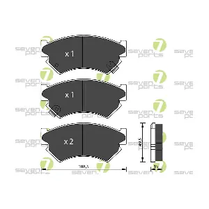 7 SEVEN PARTS SVP15790