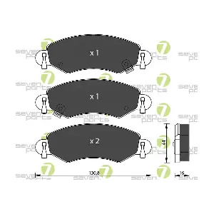 7 SEVEN PARTS SVP20440