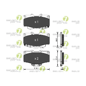 7 SEVEN PARTS SVP15130