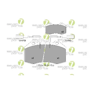 7 SEVEN PARTS SVP24223