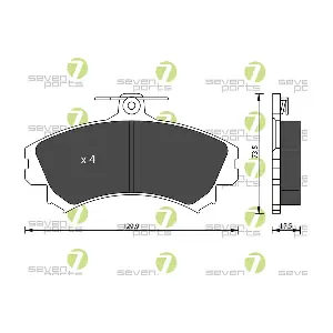 7 SEVEN PARTS SVP22840