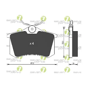 7 SEVEN PARTS SVP14351