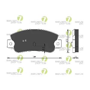 7 SEVEN PARTS SVP18531