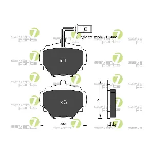 7 SEVEN PARTS SVP13870
