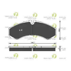 7 SEVEN PARTS SVP21480
