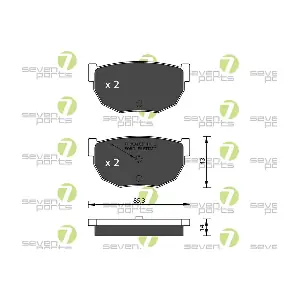7 SEVEN PARTS SVP13810