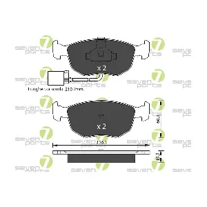 7 SEVEN PARTS SVP18431