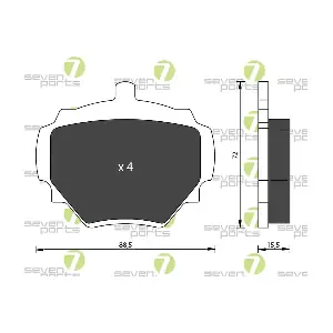 7 SEVEN PARTS SVP13872