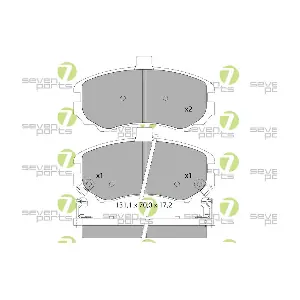 7 SEVEN PARTS SVP23880