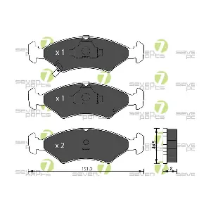 7 SEVEN PARTS SVP20390