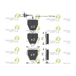 7 SEVEN PARTS SVP20682