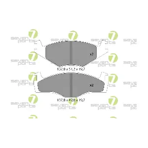 7 SEVEN PARTS SVP13181