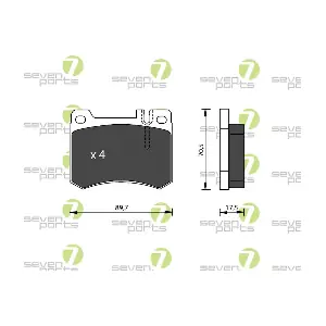 7 SEVEN PARTS SVP14340