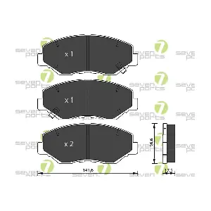 7 SEVEN PARTS SVP22220