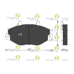 7 SEVEN PARTS SVP14990