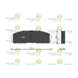 7 SEVEN PARTS SVP13440