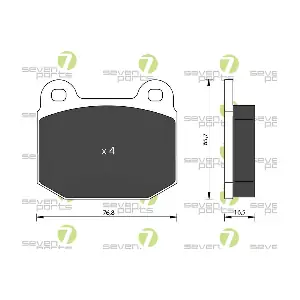 7 SEVEN PARTS SVP10990