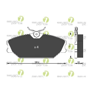 7 SEVEN PARTS SVP22130