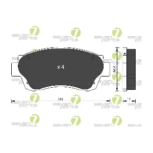 7 SEVEN PARTS SVP21170