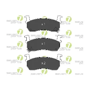 7 SEVEN PARTS SVP12980