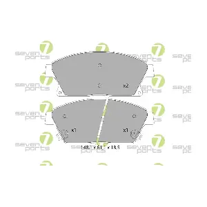 7 SEVEN PARTS SVP25770
