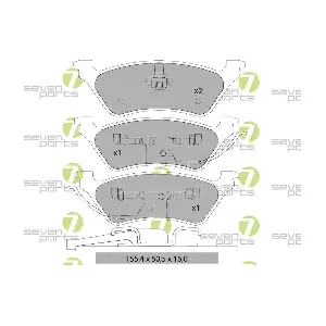 7 SEVEN PARTS SVP24560