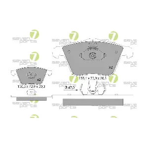 7 SEVEN PARTS SVP22100