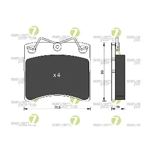 7 SEVEN PARTS SVP15540