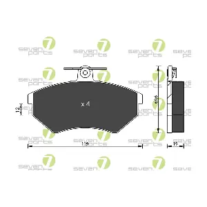7 SEVEN PARTS SVP15611