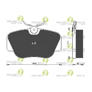 7 SEVEN PARTS SVP14460